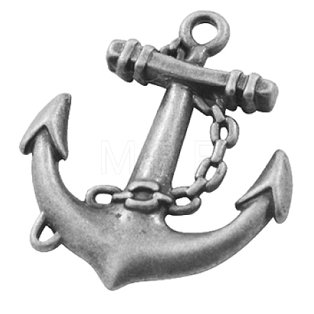 Tibetan Style Alloy Pendants PALLOY-EA10917Y-AS-NF-1