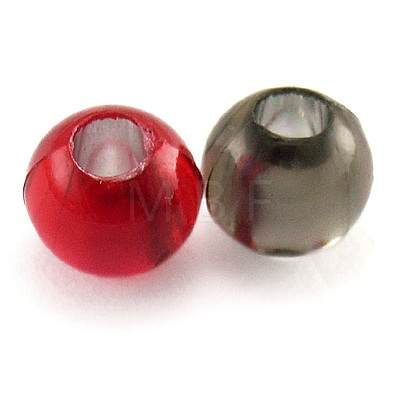 Transparent Acrylic Round Beads PB22P9028-1
