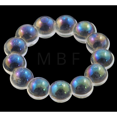 Opaque Acrylic Beads PCA184Y-1