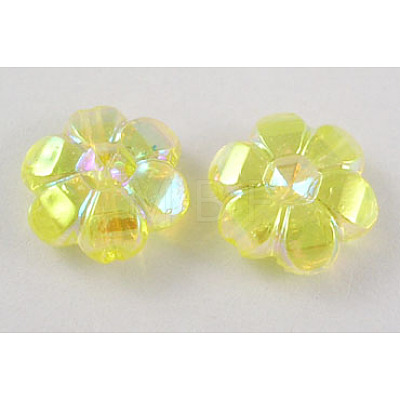 Transparent Acrylic Beads PL538-31-1