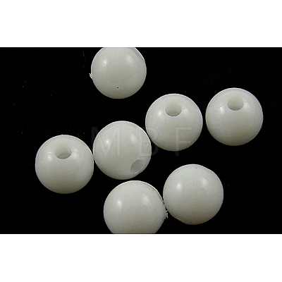 Opaque Acrylic Beads PL682-3-1