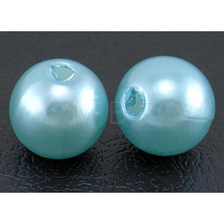 Imitation Pearl Acrylic Beads PL611-8-1