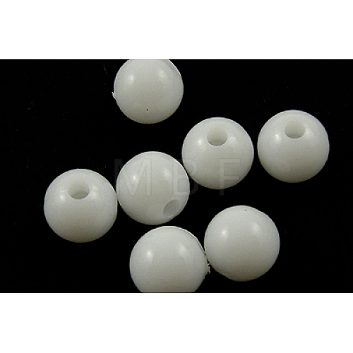 Opaque Acrylic Beads PL681-3-1