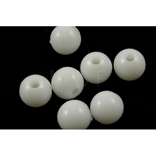 Opaque Acrylic Beads PL682-3-1