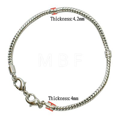 Brass European Style Bracelets PPJ010-1
