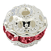 Brass Rhinestone Beads RB-A011-8mm-27S-1