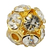 Brass Rhinestone Beads RB-H034-10-1