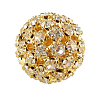 Brass Rhinestone Beads RSB082-NFG-1