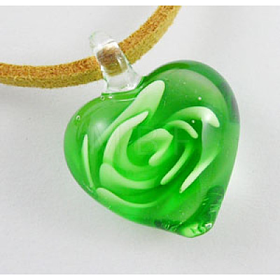 Ideas for Valentines Day for Her Romantic Handmade Lampwork Pendants D068MY-1