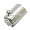 Stainless Steel Locking Tube Magnetic Clasps STAS-H049-1-2