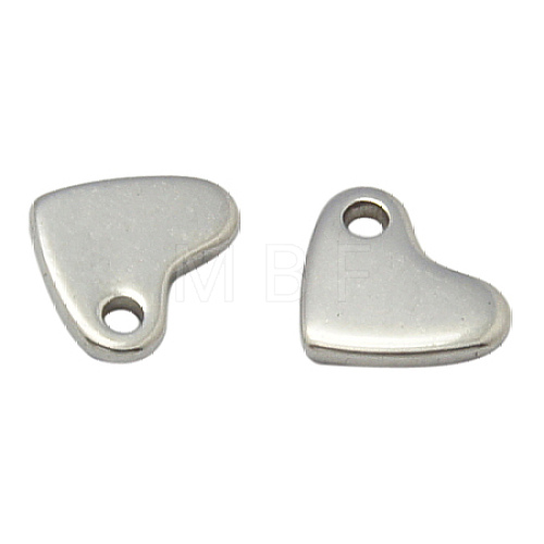 304 Stainless Steel Stamping Blank Tag Pendants STAS-Q024-1-1