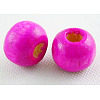 Dyed Natural Wood Beads TB092Y-2-1