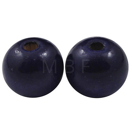 Natural Maple Wood Beads TB12mmY-6-1