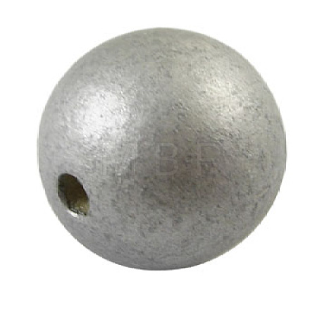 Natural Wood Beads TB25MMY-13-1