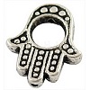 Tibetan Style Alloy Bead Frames TIBEB-LF0265YKG-AS-LF-1