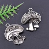 Tibetan Style Alloy Pendants TIBEP-10995-AS-2