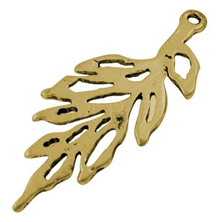 Tibetan Style Alloy Pendants TIBEP-EA11926YKG-AG-FF-1