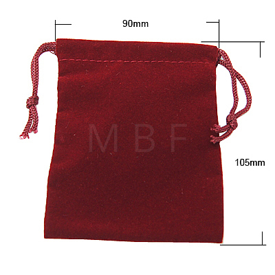Velvet Jewelry Bags TP-A001-9x10.5cm-M-1