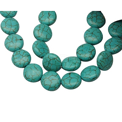Synthetic Howlite Beads TURQ-12D-2-1