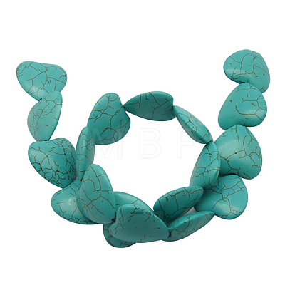 Synthetic Howlite Beads TURQ-17X18-12-1