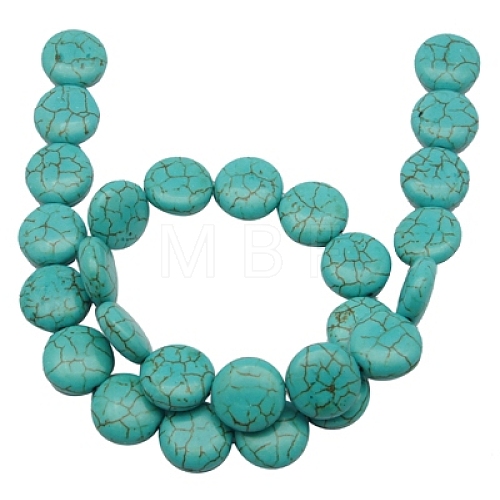 Synthetic Howlite Beads TURQ-12D-2-1