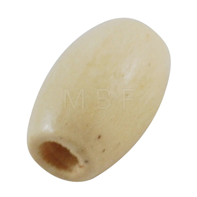 Dyed Barrel Natural Wood Beads WOOD-S619-1-LF-1