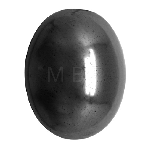 Non-Magnetic Synthetic Hematite Cabochons Z28WE02A-1