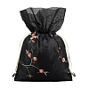 Silk Embroidery Flower Pouches PW-WG34926-01-1