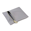 Imitation Leather Jewelry Storage Zipper Bags ABAG-G016-01C-04-3