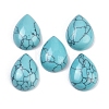 Dyed Synthetic Turquoise Cabochons G-H094-01A-24-1