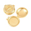 Religion Brass Locket Pendants KK-D232-19G-03-2