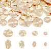   40pcs 4 styles Brass Spacer Beads KK-PH0010-35-1