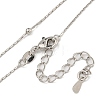 Brass Cardano Chain Necklaces for Women NJEW-U011-04P-2