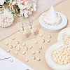 200Pcs 2 Styles Dyed Synthetic Coral Beads CORA-SP0001-21-4