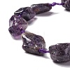 Natural Amethyst Beads Strands G-B024-14-3