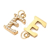 304 Stainless Steel with Crystal Rhinestone Charms RB-CBA5270-11G-E-2