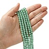 Eco-Friendly Dyed Glass Pearl Beads Strands HY-A008-6mm-RB108-4