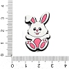 Easter Rabbit Silicone Beads SIL-V002-05B-3