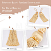 Polyester Tassel Pendant Decorations DIY-WH0542-06A-4