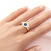 Alloy Enamel Rotatable Cuff Open Rings FS-WGEC271-29-1