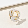 304 Stainless Steel Cuff Open Rings for Women RJEW-F207-02G-01-4