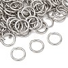 Tarnish Resistant 304 Stainless Steel Open Jump Rings X-STAS-R065-41-3