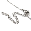 Non-Tarnish 201 Stainless Steel Playing Card Pendant Necklace with Cable Chains NJEW-Q317-25P-3