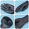 4Pcs 2 Style PVC Hand Model and Cone Shaped Acrylic Ring Displays ODIS-PH0001-31-6