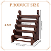 5-Tier Wood Bracelet Display Riser Stands BDIS-WH0003-36-2