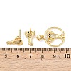 Brass Micro Pave Cubic Zirconia Pendant & Stud Earrings Sets for Women SJEW-F227-01F-G-3