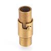 Brass Locking Tube Magnetic Clasps KK-K176-06AB-3