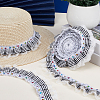 5Yards Polyester Lace Ribbon OCOR-GF0006-20C-4