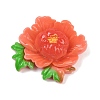 Opaque Resin Flowers Cabochons LS-RESI-R463-02D-1
