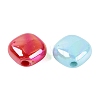 UV Plating Opaque Acrylic Beads OACR-Q203-04-3
